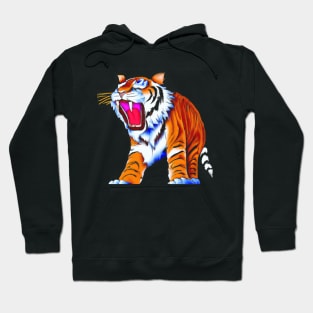 Saber Toothed Tiger Comic Hoodie